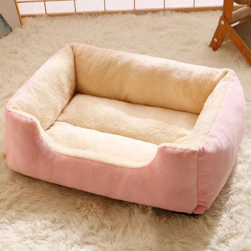 極暖ふわふわペットベッド