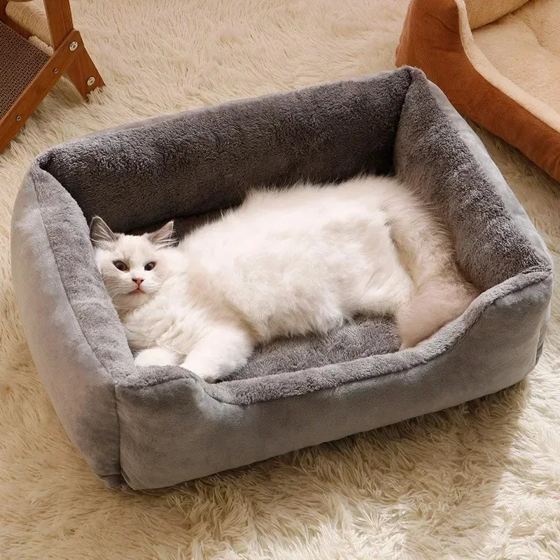 極暖ふわふわペットベッド