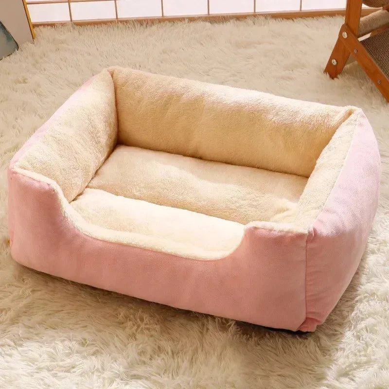 極暖ふわふわペットベッド