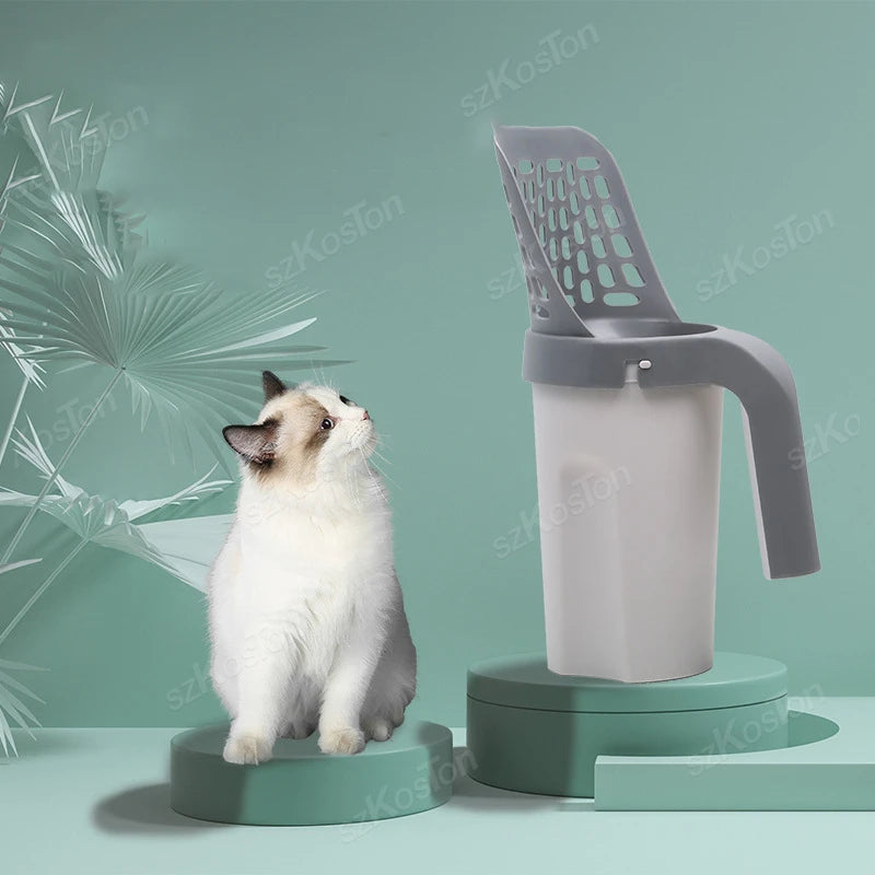 袋付き猫砂スコップ
